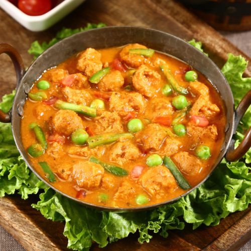Soya Matar Sabji